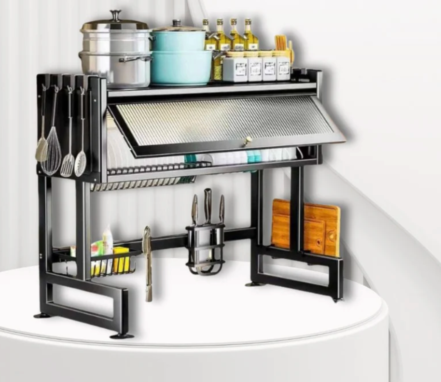 Escurridor de Platos Premium - Doble Nivel