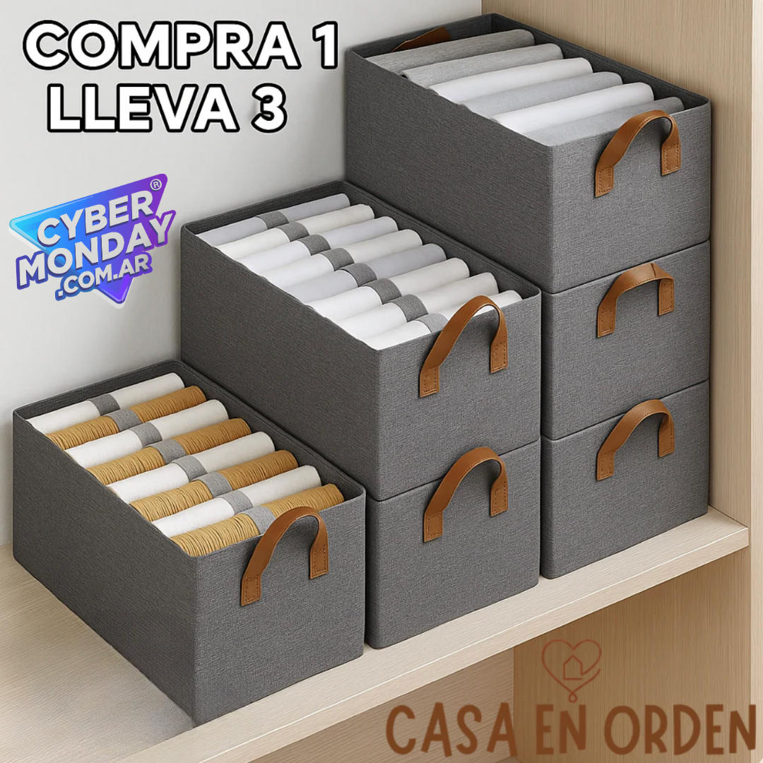 Organizadores de Ropa Plegables (Comprá 1 y lleváte 3)